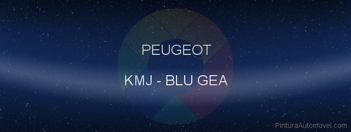 Pintura Peugeot KMJ Blu Gea