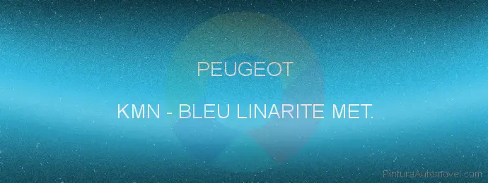 Pintura Peugeot KMN Bleu Linarite Met.
