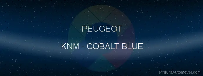 Pintura Peugeot KNM Cobalt Blue