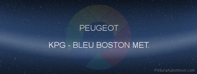 Pintura Peugeot KPG Bleu Boston Met.