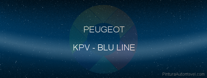 Pintura Peugeot KPV Blu Line
