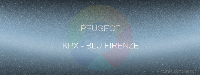 Pintura Peugeot KPX Blu Firenze