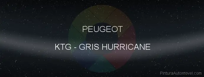 Pintura Peugeot KTG Gris Hurricane