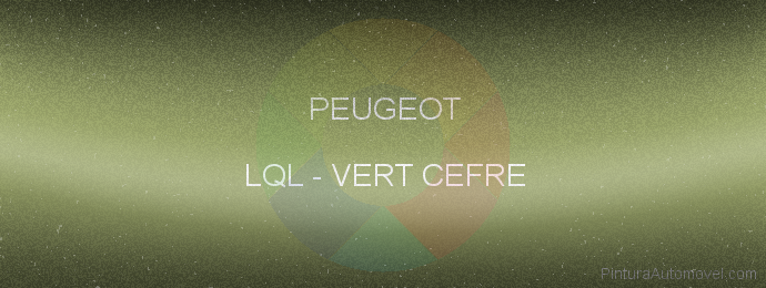 Pintura Peugeot LQL Vert Cefre