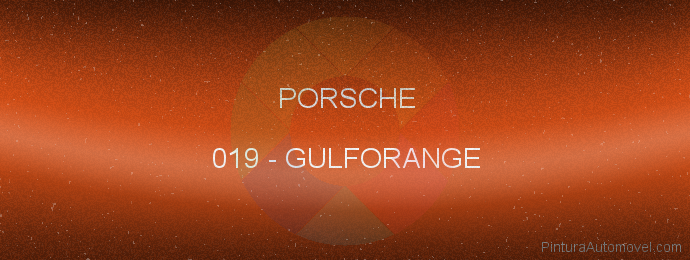 Pintura Porsche 019 Gulforange