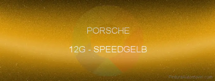 Pintura Porsche 12G Speedgelb