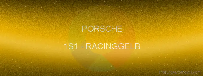 Pintura Porsche 1S1 Racinggelb