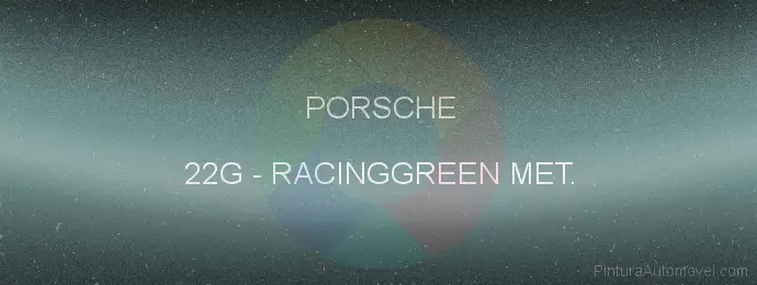 Pintura Porsche 22G Racinggreen Met.