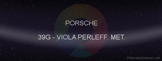 Pintura Porsche 39G Viola Perleff. Met.