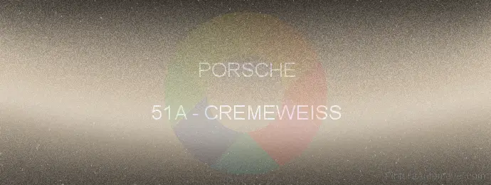 Pintura Porsche 51A Cremeweiss