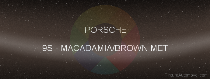 Pintura Porsche 9S Macadamia/brown Met.