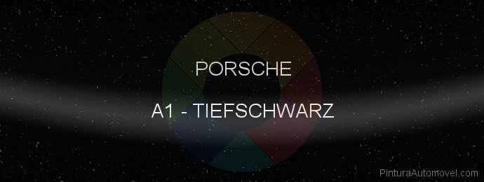 Pintura Porsche A1 Tiefschwarz