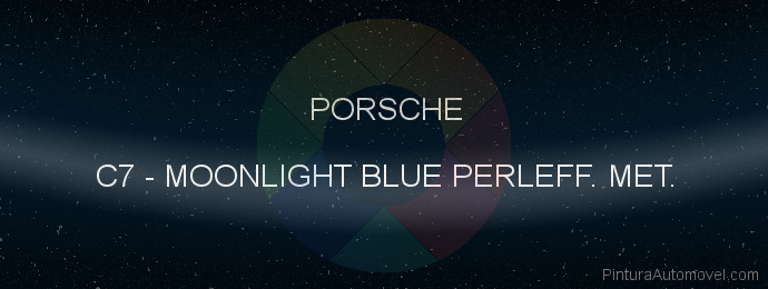 Pintura Porsche C7 Moonlight Blue Perleff. Met.