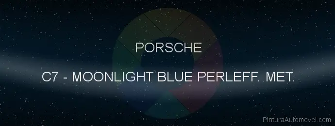 Pintura Porsche C7 Moonlight Blue Perleff. Met.