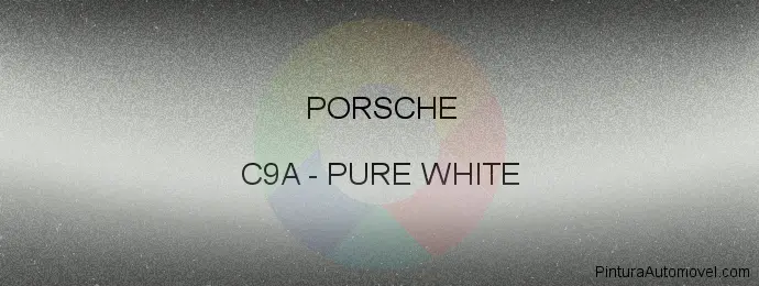 Pintura Porsche C9A Pure White