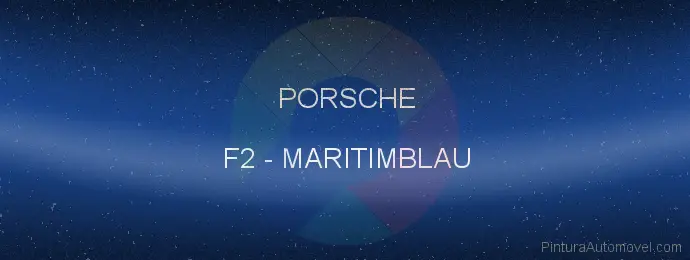 Pintura Porsche F2 Maritimblau