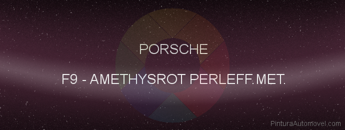 Pintura Porsche F9 Amethysrot Perleff.met.
