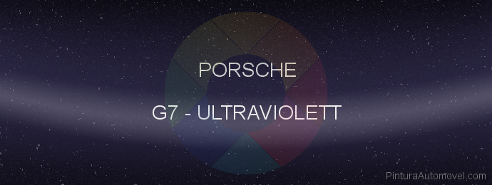 Pintura Porsche G7 Ultraviolett