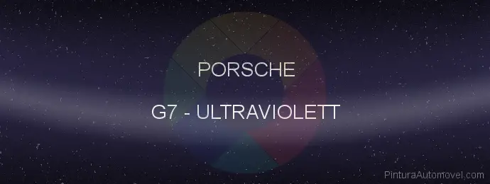 Pintura Porsche G7 Ultraviolett