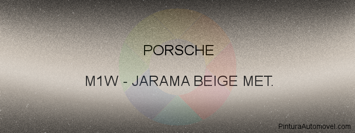 Pintura Porsche M1W Jarama Beige Met.