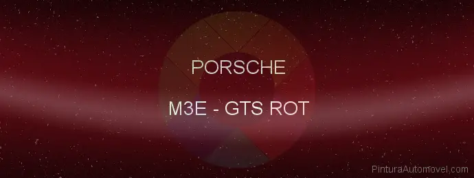 Pintura Porsche M3E Gts Rot