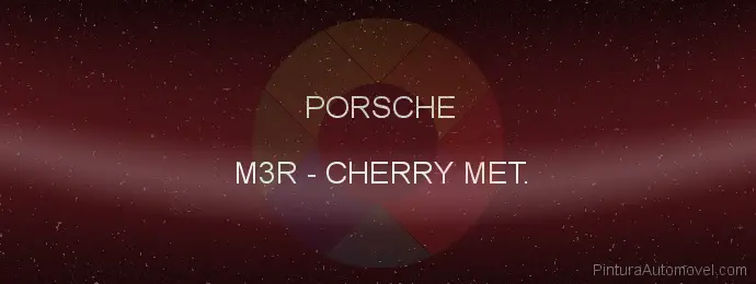 Pintura Porsche M3R Cherry Met.