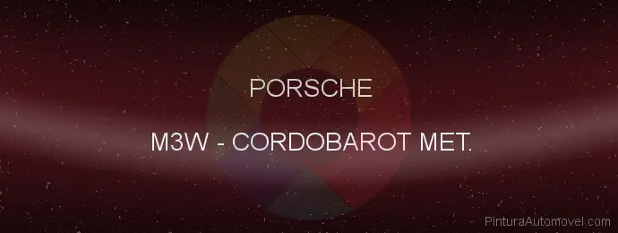 Pintura Porsche M3W Cordobarot Met.