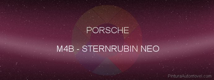 Pintura Porsche M4B Sternrubin Neo