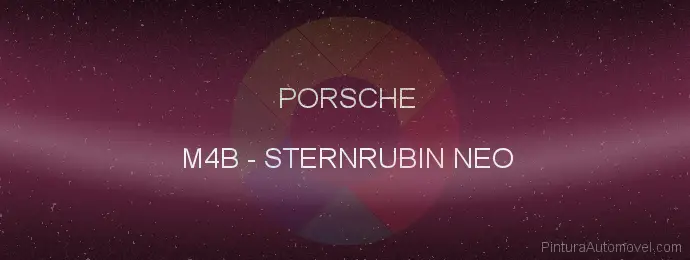 Pintura Porsche M4B Sternrubin Neo