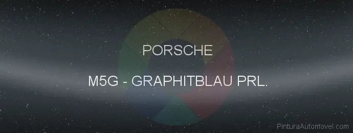 Pintura Porsche M5G Graphitblau Prl.