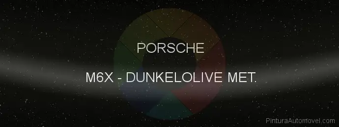 Pintura Porsche M6X Dunkelolive Met.