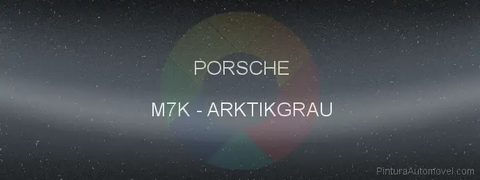 Pintura Porsche M7K Arktikgrau