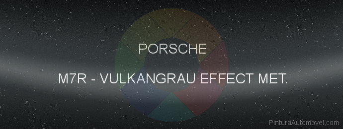 Pintura Porsche M7R Vulkangrau Effect Met.