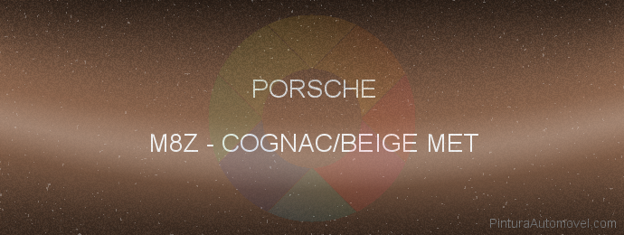 Pintura Porsche M8Z Cognac/beige Met