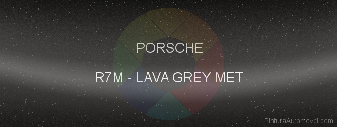 Pintura Porsche R7M Lava Grey Met