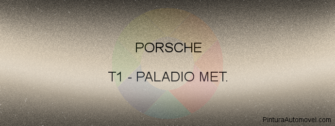 Pintura Porsche T1 Paladio Met.