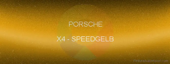 Pintura Porsche X4 Speedgelb