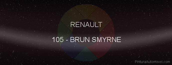 Pintura Renault 105 Brun Smyrne