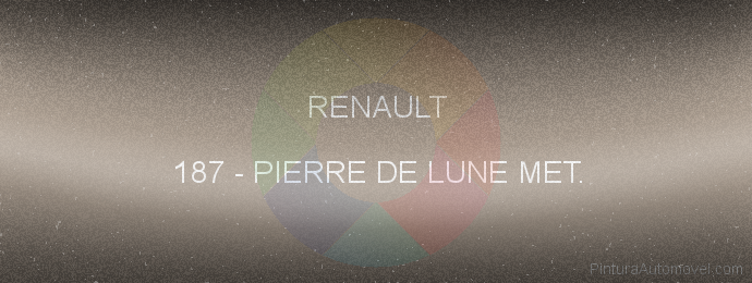 Pintura Renault 187 Pierre De Lune Met.