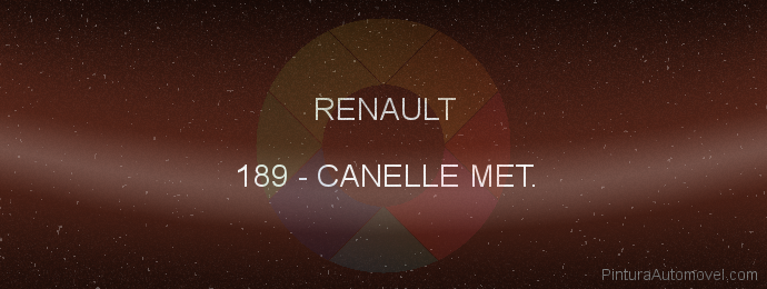 Pintura Renault 189 Canelle Met.