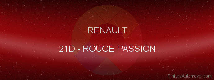 Pintura Renault 21D Rouge Passion