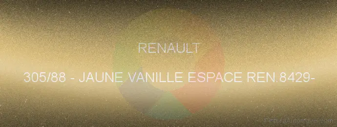 Pintura Renault 305/88 Jaune Vanille Espace Ren.8429-