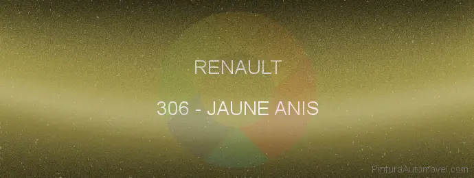 Pintura Renault 306 Jaune Anis