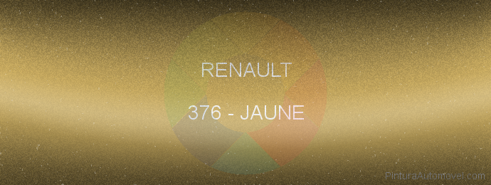 Pintura Renault 376 Jaune