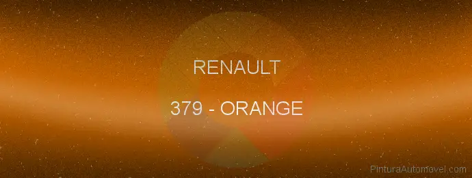 Pintura Renault 379 Orange