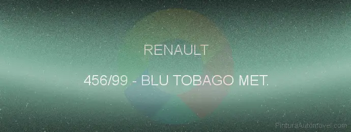 Pintura Renault 456/99 Blu Tobago Met.