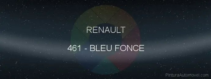 Pintura Renault 461 Bleu Fonce