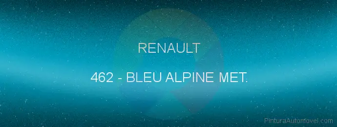 Pintura Renault 462 Bleu Alpine Met.