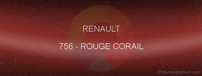 Pintura Renault 756 Rouge Corail