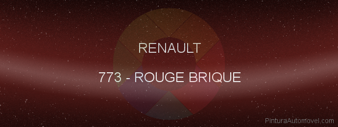 Pintura Renault 773 Rouge Brique